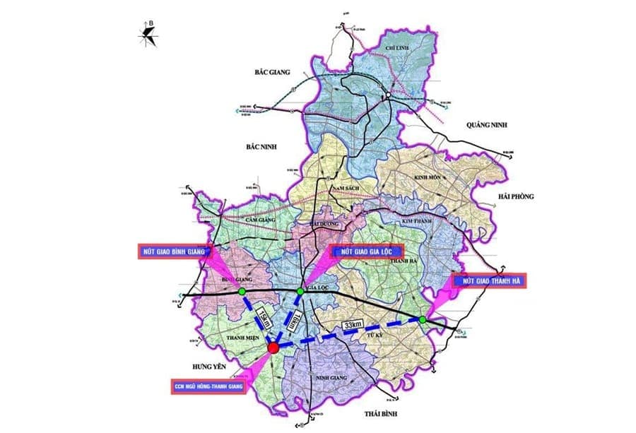 Cụm Công nghiệp Đoàn Tùng 2 - Hải Dương 2 Vị trí là một trong những lợi thế nổi bật của Cụm công nghiệp Đoàn Tùng 2 - Hải Dương khi nằm tại khu vực phía Nam tỉnh Hải Dương