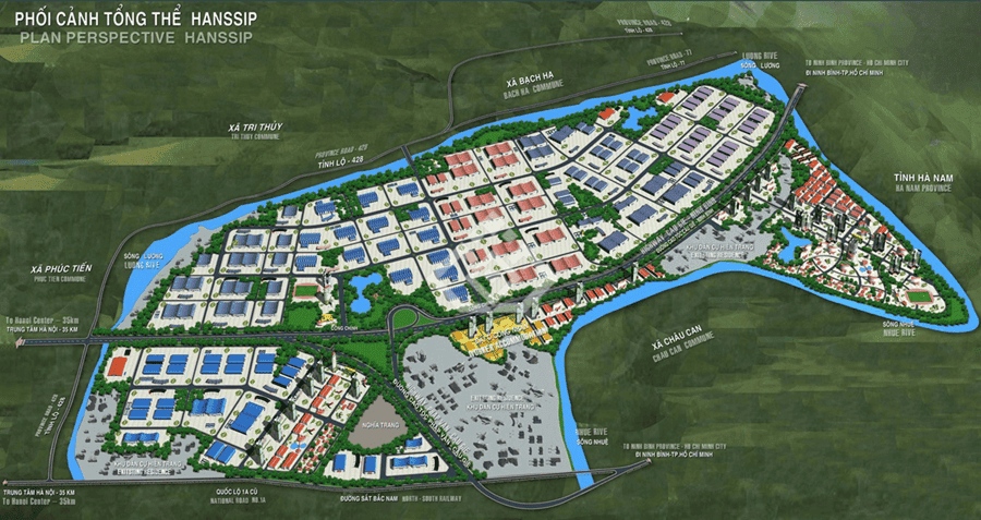 Khu công nghiệp hỗ trợ Nam Hà Nội (HANSSIP) 2 Vị trí là một trong những yếu tố tạo nên lợi thế của Khu công nghiệp hỗ trợ Nam Hà Nội