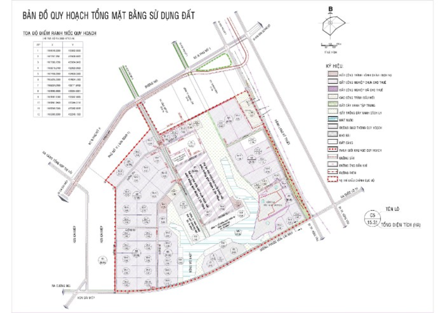 Khu công nghiệp Phú Mỹ 2 mở rộng - Bà Rịa, Vũng Tàu 2 Khu công nghiệp Phú Mỹ 2 mở rộng tiếp giáp KCN Phú Mỹ II ở phía Bắc và KCN Cái Mép ở phía Tây