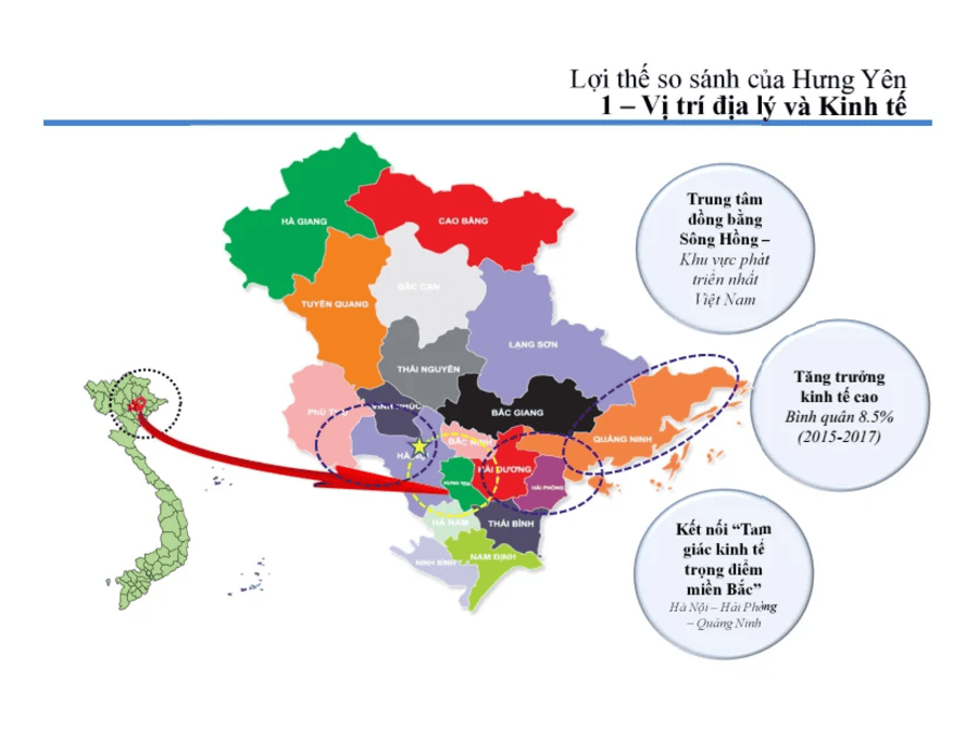 Khu công nghiệp số 3 Hưng Yên 2 Vị trí là một trong những lợi thế nổi bật của Khu công nghiệp số 3 Hưng Yên khi nằm tại trung tâm vùng kinh tế trọng điểm Bắc Bộ