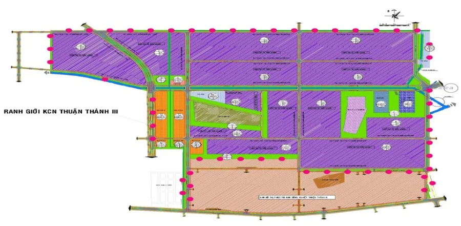 Khu công nghiệp Thuận Thành 3 - Bắc Ninh 2 Khu công nghiệp Thuận Thành 3 - Bắc Ninh nằm ở phía Nam sông Đuống